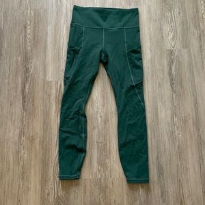 Athleta Green Leggings